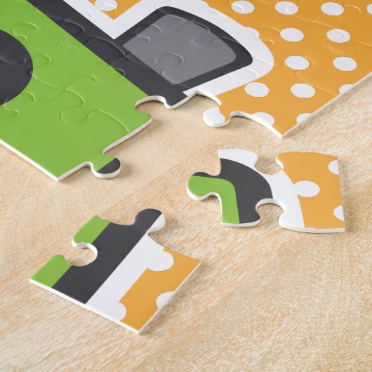 Kawaii Frankenstein Puzzle Legpuzzel (Zijkant)