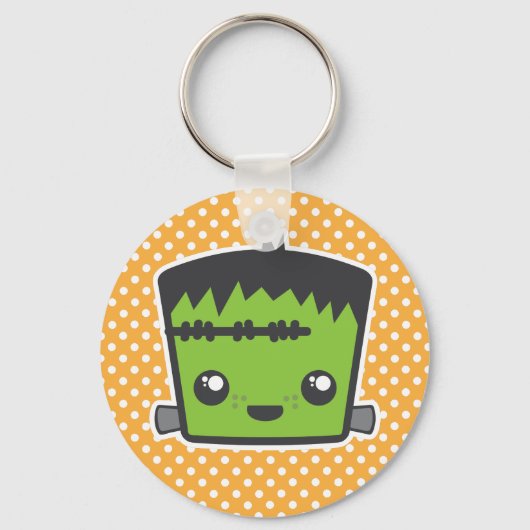 Kawaii Frankenstein Sleutelhanger (Voorkant)