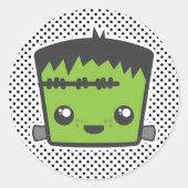 Kawaii Frankenstein Stickers (Voorkant)