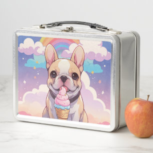 Kawaii Franse Bulldog IJs Regenboog