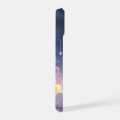 Kawaii Franse Bulldog Rainbow Sky Clouds iPhone 15 Case (Rechterkant)