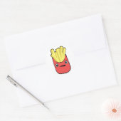 Kawaii French Fry Ronde Sticker (Envelop)
