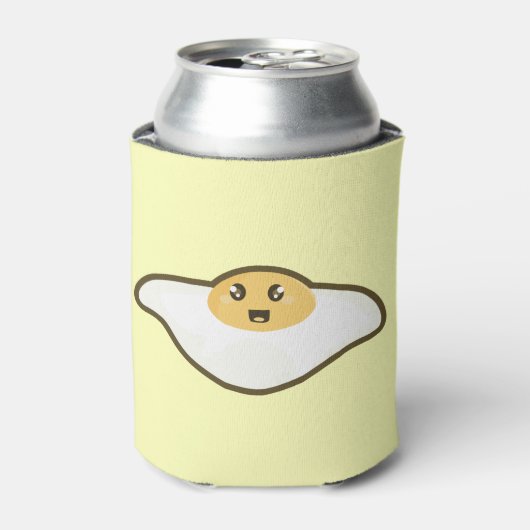 Kawaii Fried egg Blikjeskoeler (Blikje Voorkant)