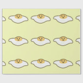 Kawaii Fried egg Cadeaupapier (Vlak)