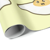 Kawaii Fried egg Cadeaupapier (Rol Hoek)