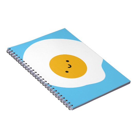 Kawaii Fried Egg Notitieboek (Rechterzijde)
