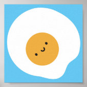 Kawaii Fried Egg Poster (Voorkant)