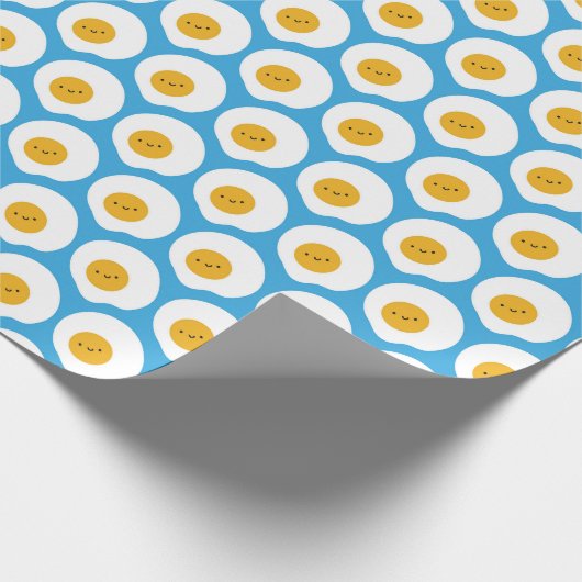 Kawaii Fried Eggs Cadeaupapier (Hoek)