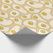 Kawaii Fried Eggs Pattern Cadeaupapier (Hoek)