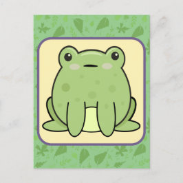 Kawaii Frog Briefkaart
