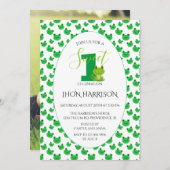 Kawaii Frog Eerste verjaardag Kaart (Voorkant / Achterkant)