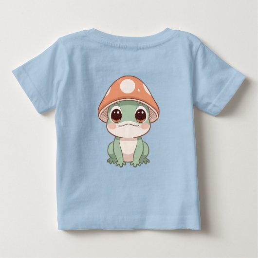 Kawaii Frog in het Mushroom Pet (Achterkant)