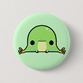 Kawaii Frog (je verandert de achtergrond!) Ronde Button 5,7 Cm