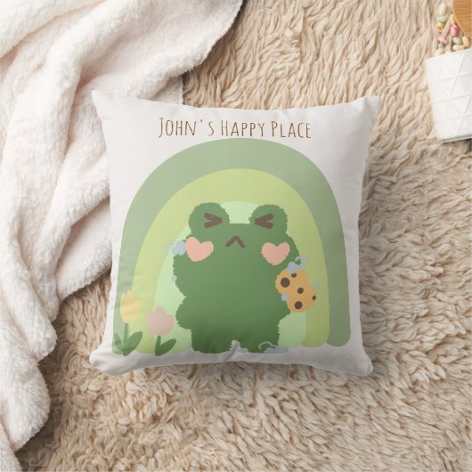 Kawaii Frog Joy Pillow Kussen (Deken)