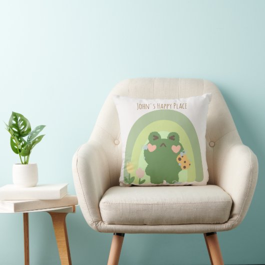 Kawaii Frog Joy Pillow Kussen (Stoel)