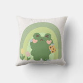 Kawaii Frog Joy Pillow Kussen (Achterkant)