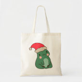 Kawaii Frog kerstcadeau Tote Bag (Voorkant)