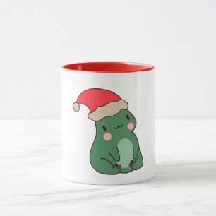Kawaii Frog kerstcadeauidee Mok