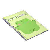 Kawaii Frog Notitieboek (Rechterzijde)