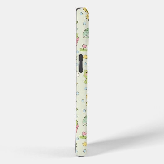 Kawaii Frog Rainy Day Pattern Phone Case (Achterkant / Rechts)