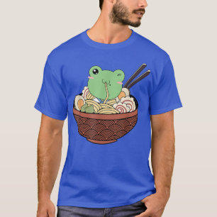 Kawaii Frog Ramen Shirt Teen Girls