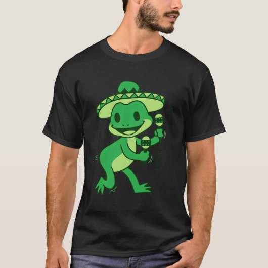 Kawaii Frog Schattige Japans Dier T-shirt (Voorkant)