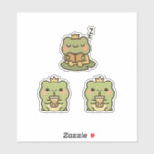 Kawaii Frog Sticke Sticker (Vel)