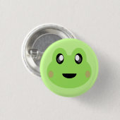 KAWAII FROG SUPER CUTE SWEETY RONDE BUTTON 3,2 CM (Voorkant /achterkant)