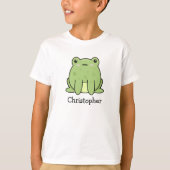 Kawaii Frog, Toad Personalized T-shirt (Voorkant)