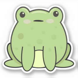 Kawaii Frog, Toad Sticker