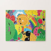 Kawaii Fruit Bash 8x10 Puzzle Legpuzzel (Horizontaal)