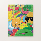 Kawaii Fruit Bash 8x10 Puzzle Legpuzzel (Verticaal)