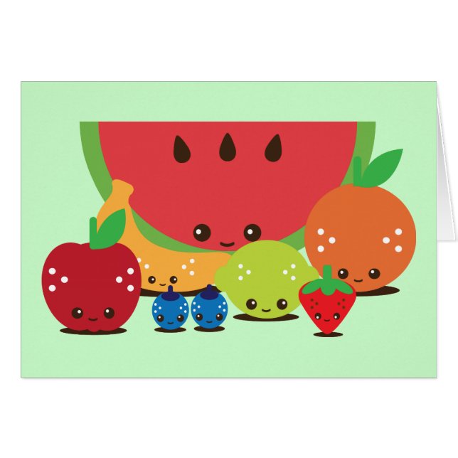 Kawaii Fruit Group (Voorkant Horizontaal)