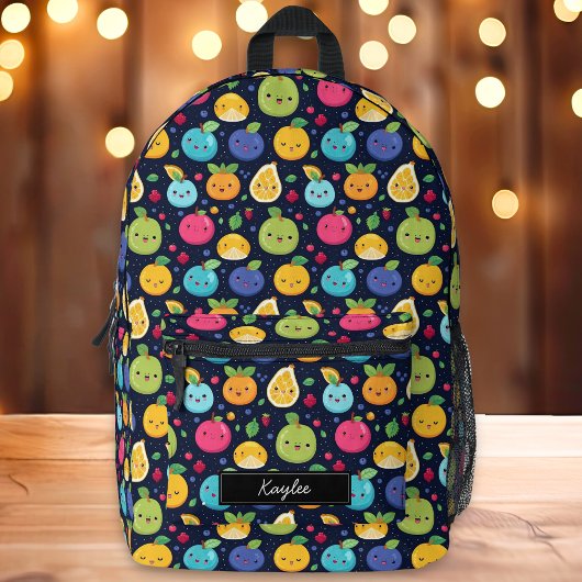 Kawaii Fruit Print Bedrukte Rugzak