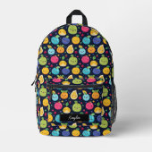 Kawaii Fruit Print Bedrukte Rugzak (Voorkant)