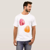 Kawaii Fruity Onigiri T-shirt (Voorkant volledig)