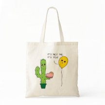 Kawaii Funny Brokenhearted Cartoon Cactus