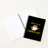 Kawaii Funny Cat | Sorry dat ik laat ben, ik heb e Notitieboek (Binnen)