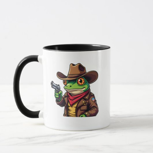 Kawaii Funny Cowboy Western Frog Lovers Mok (Links)