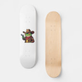 Kawaii Funny Cowboy Western Frog Lovers Persoonlijk Skateboard (Voorkant)