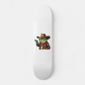 Kawaii Funny Cowboy Western Frog Lovers Persoonlijk Skateboard (Voorkant)