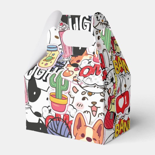 kawaii funny pet design - cute animal lover bedankdoosjes (Voorkant Zijde)