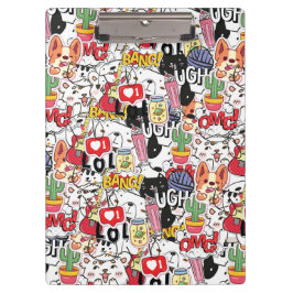 kawaii funny pet design - cute animal lover  klembord