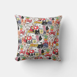 kawaii funny pet design - cute animal lover kussen