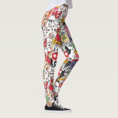 kawaii funny pet design - cute animal lover  leggings (Rechts)