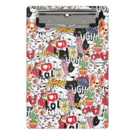 kawaii funny pet design - cute animal lover  mini klembord