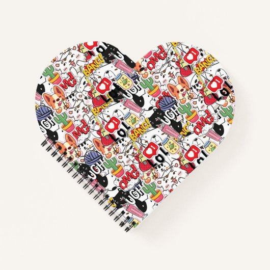 kawaii funny pet design - cute animal lover  notitieboek (Voorkant)