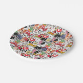 kawaii funny pet design - cute animal lover  papieren bordje (Gekanteld)