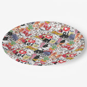 kawaii funny pet design - cute animal lover  papieren bordje (Gekanteld)