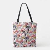 kawaii funny pet design - cute animal lover  tote bag (Achterkant)